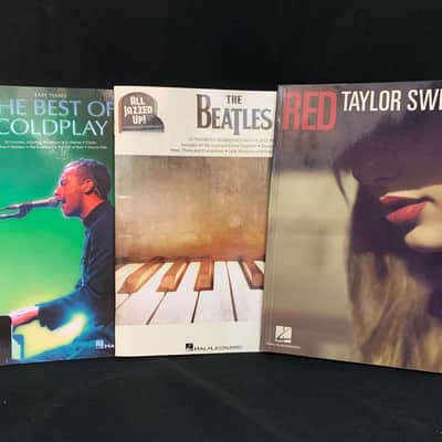 Hal Leonard Piano Book Bundle Pack (The Beatles, Coldplay, Taylor Swift) image 1