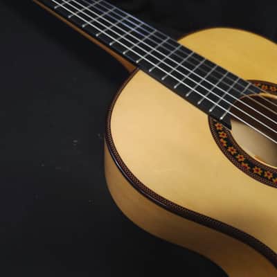 New Jose Ramirez 140 Flamenca Classical Flamenco Nylon String Guitar w/ Logo'd Hard Case image 14