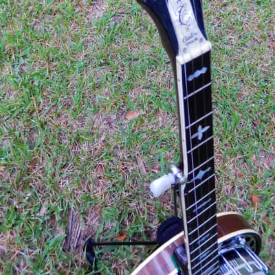 Vintage Iida Model 235 'Masterclone' 5-string Banjo with Case image 2
