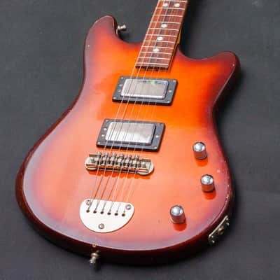 Vintage DEFIL Tosca 1987 Tobacco Sunburst Jaguar Shape image 1