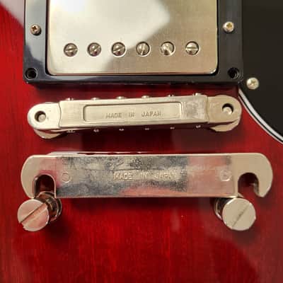 2008 Tokai SG155 Premium Series SG Standard - Cherry Lacquer - 1 Piece Honduras Mahogany Body - Original Case - Made In Japan MIJ image 22