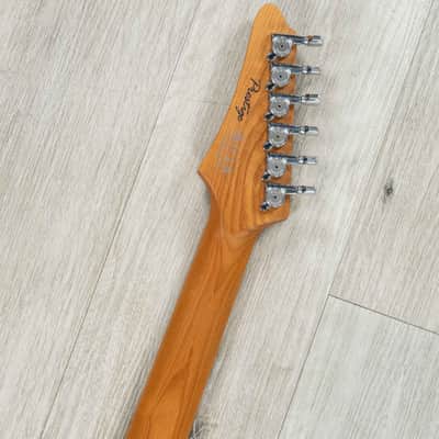 Ibanez AZ2402 Prestige Guitar, S-Tech Roasted Maple Fretboard, Pearl White Flat image 9
