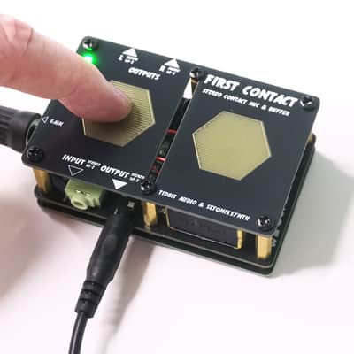 Tidbit Audio First Contact stereo contact mic & preamp 2024 - Black image 4