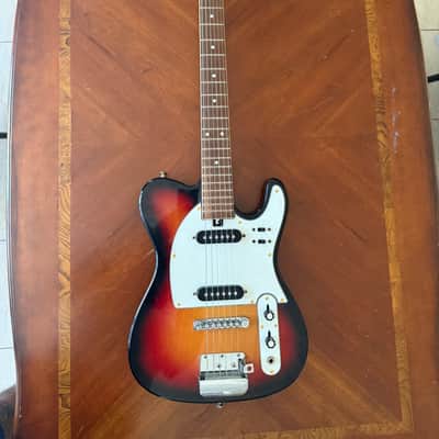 1960s Sekova Telecaster Made in Japan Telecaster 1960s - Sunburst red image 1