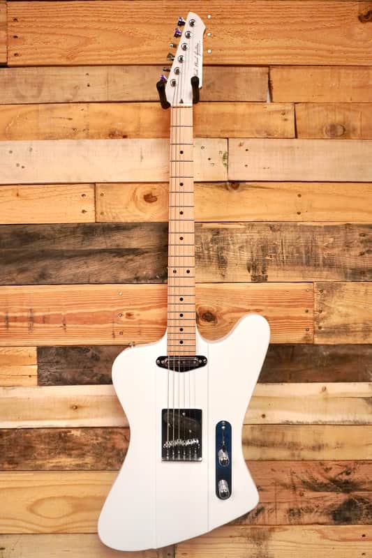 Mick Ward Guitars, White (Explorer body style) image 1