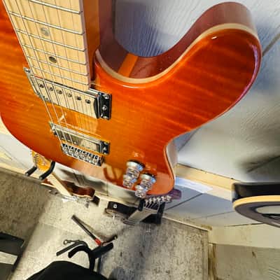 Warmoth Telecaster 2026 - Flamed orange burst image 11