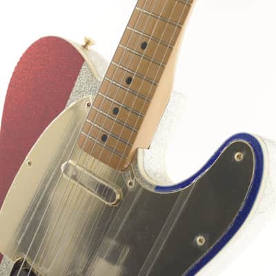 Fender Buck Owens Telecaster 2024 Red, Silver & Blue Sparkle 3473gr image 7