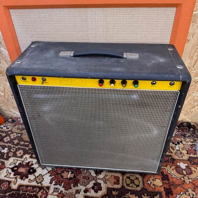 Vintage 1970s *1973* Carlsbro 50 Top Guitar Valve Amplifier 1x12 Combo Powertone imagen 4