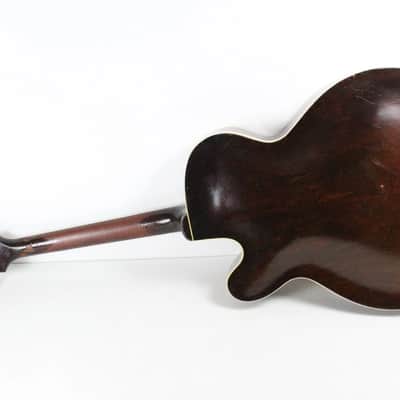 RARE 1966 Vintage Epiphone Broadway E252 Archtop Guitar Sitka Spruce/Maple/Brasilian Rosewood Mini-Humbuckers USA 1960s image 11