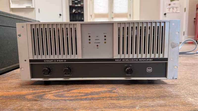 Crown PSA-2 Self Analyzing Amplifier 1970s-1980s image 1