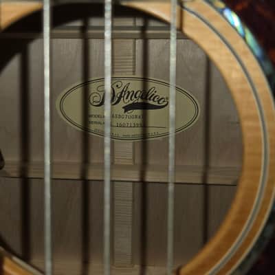 D'Angelico Excel Mott Grand Auditorium Cutaway Acoustic Bass with Electronics 2010s - Natural image 7
