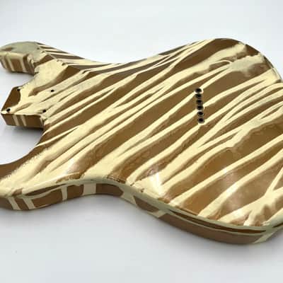 Warmtone Custom Guitars Strat Style “Cappuccino Swirl” Guitar Body-Nitro Relic image 16