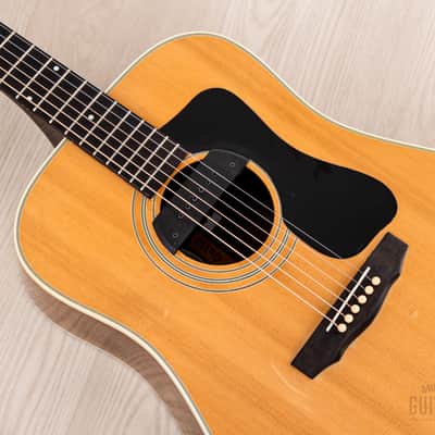 1982 Guild D-50 Bluegrass Special Vintage Dreadnought Acoustic Guitar w/ Sunrise Pickup, Case & Tag, Westerly image 8
