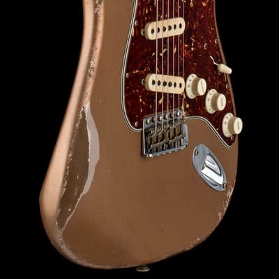 Mint Fender Custom Shop Austin Macnutt Masterbuilt Empire 67 Stratocaster Relic - Firemist Gold #65952 image 6
