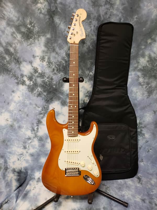 Video Demo 2021 Mint Fender 75th Anniversary Honeyburst Stratocaster New Deluxe Fender Gigbag image 1