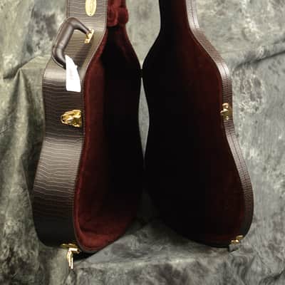 Martin 345 D-14 Hardshell Dreadnought Case Deep 2 Tone Brown Gator Skin w FAST Shipping image 3