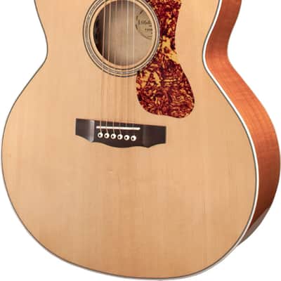 Guild F-250E Deluxe Jumbo Acoustic-Electric Guitar, Solid Spruce Top, Blonde image 4