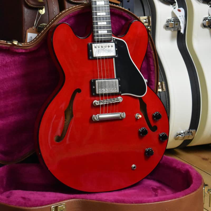 2000 Gibson USA Limited Edition ES-335 BP Translucent Red, Black Binding, Ebony Board w/OHSC, RARE