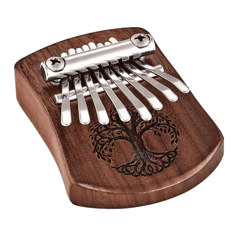 Meinl Sonic Energy Mini Kalimba C Major 8-Note Tree Of Life Symbol image 1