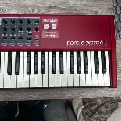 Nord Electro 6D SW73 Semi-Weighted 73-Key Digital Piano 2018 - 2022 - Red image 4