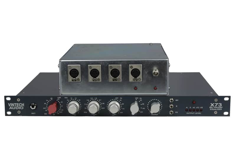 Vintech Audio X73i Mic Pre EQ with PSU 2010s - Blue image 1