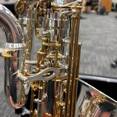 Jupiter Bari sax JBS 1100 2020-2025 - Silver body with gold keys image 3