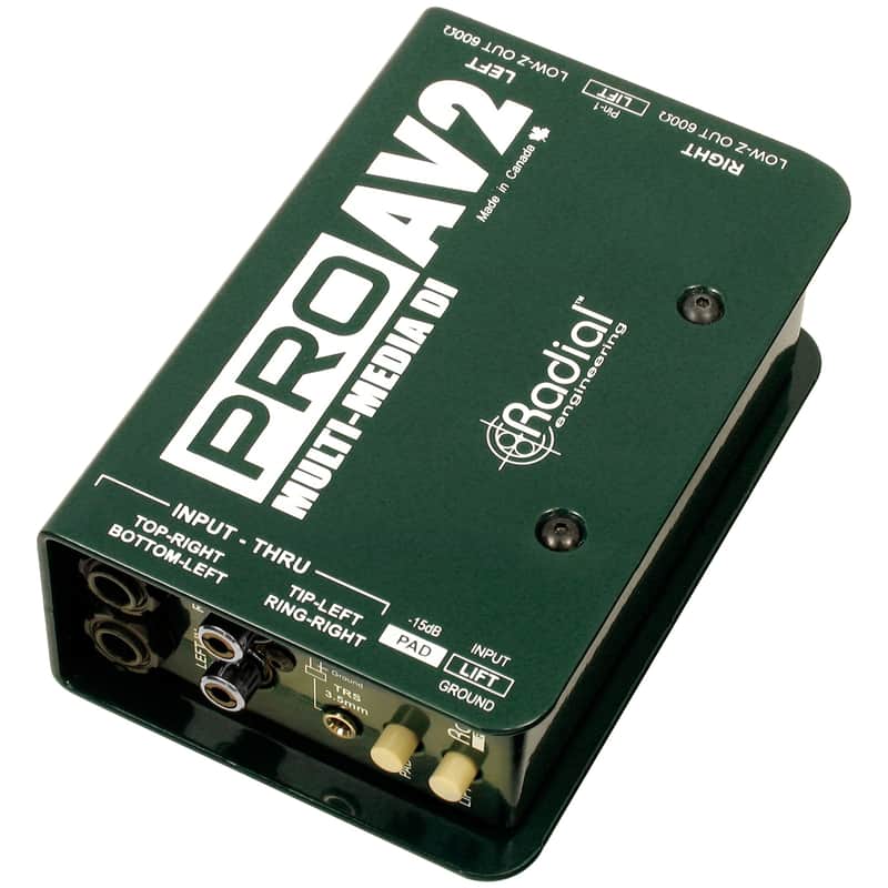 Radial ProAV2 - Audio/Video Passive Stereo Direct Box image 1