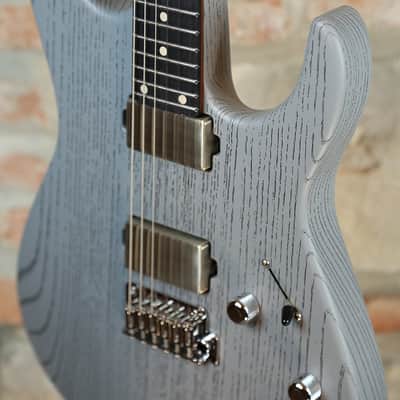 TOM ANDERSON Angel Player HH - Swamp Ash Body & Chocolate Maple Neck - Satin Organic Grain Super Sonic Gray image 13