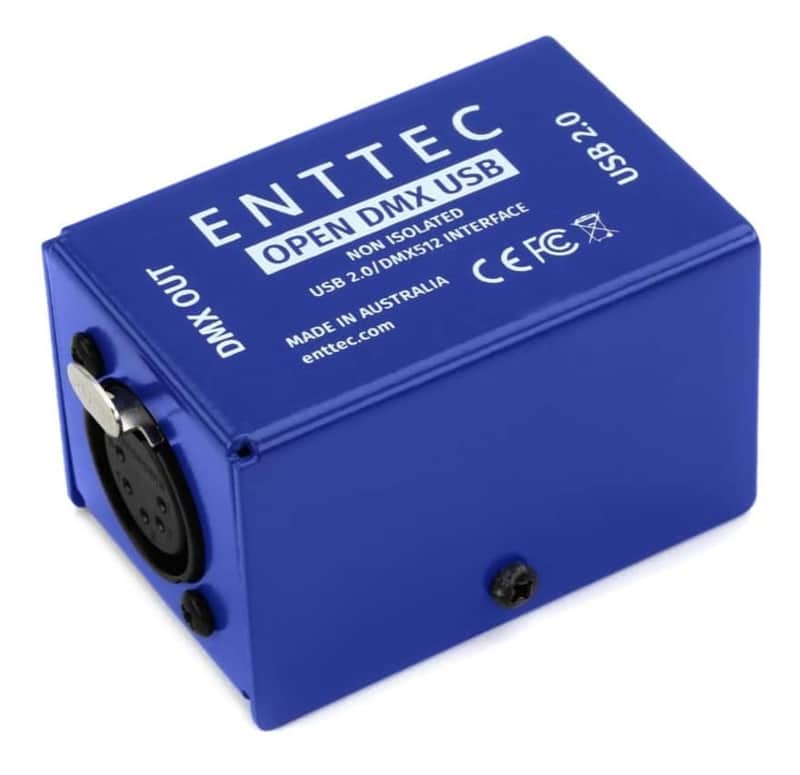 ENTTEC Open DMX USB 512-channel Non-Isolated DMX Interface image 1