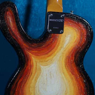 Super Wild Musicvox Spaceranger electric guitar 2002 Hand Painted image 9