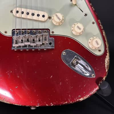 Fender Custom Shop 1963 Stratocaster Super Heavy Relic - Candy Apple Red image 5