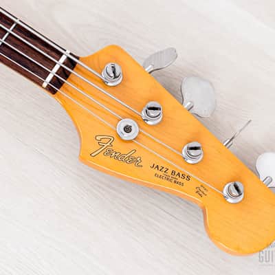 2011 Fender Jazz Bass ‘62 Vintage Reissue JB62 Sunburst, Japan MIJ image 4