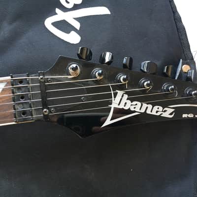 Ibanez RG370DX Electric Guitar Black Tremolo w/ Gig Bag NICE image 7