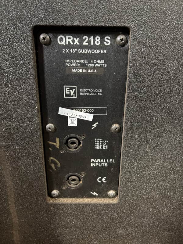 Electro-Voice QRX-218S Dual 18” Sub (set of 2) 2000s image 1