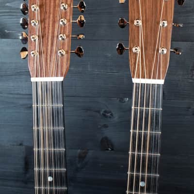 Martin Grand J-28E DN Rosewood Double Neck 12/6 String Acoustic-Electric Guitar image 16