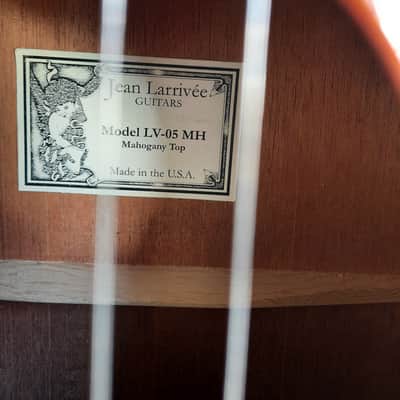 USA Larrivee LV-05 MH Mahogany Top A/E image 2