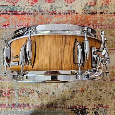 Sonor Vintage Series 14x5" 9-ply Beech Snare - Teak Finish image 5