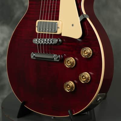 1999 Gibson Limited Edition Les Paul DELUXE Wine Red flame maple top image 6