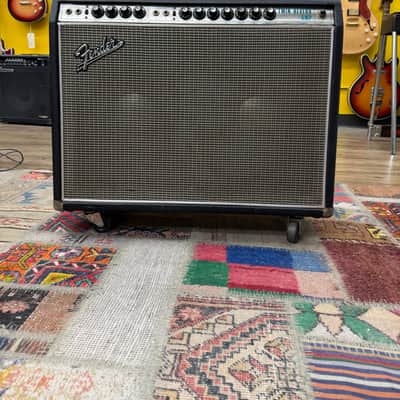 1968 Fender Silverface Twin Reverb Drip Edge 2x12 JBLS image 1