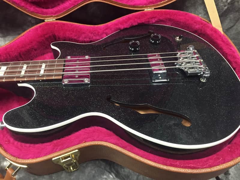 🎸🎶 Gibson 2014 BAMSG4CH 4- String Midtown Signature Bass w/ Hardshell Case - Graphite Pearl image 1