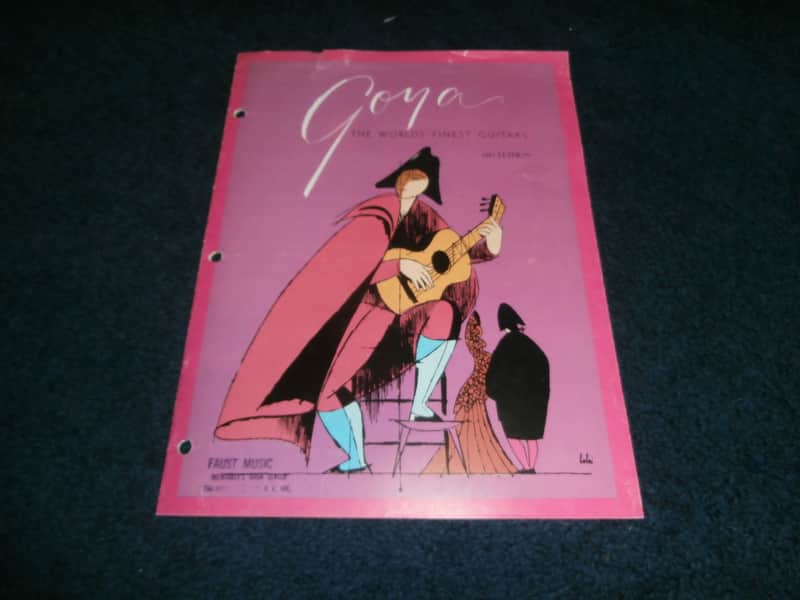 Vintage 1971 Goya Guitar Catalog! Rare, Original! Rangemaster! image 1