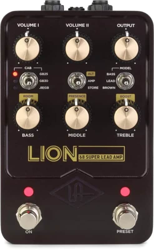 Universal Audio Lion 68 Amp Emulator Pedal image 1
