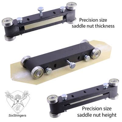 Saddle and Nut Height & Thickness Sander 84mm Made in the USA image 1