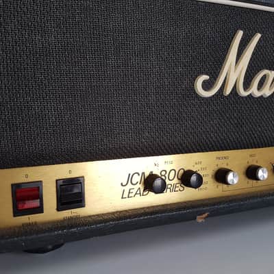 Marshall JCM 800 Lead Series Model 2203 100-Watt Master Volume Head 1984 Black image 3