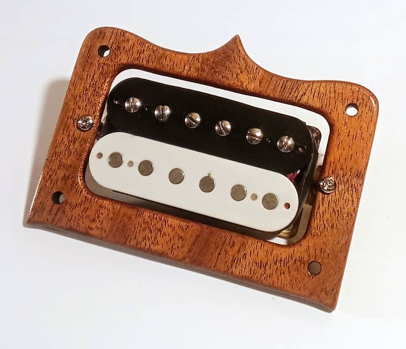 Weymann® NOS Solid Wood Pickup Ring Humbucker or Single image 1