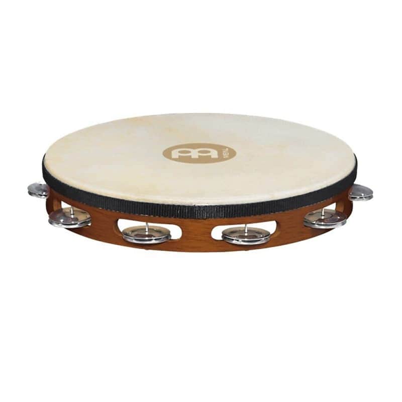 Meinl TAH1A-AB Traditional Goat-Skin Tambourine with Aluminum Jingles image 1