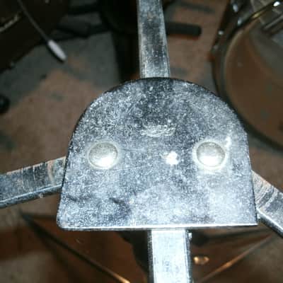 1965 Leedy No. 1161 Frank Capp Model snare drum - White Marine Pearl with Broadway stand image 10