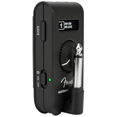 Mint Fender Mustang Micro Plus Headphone Amplifier Bundle with 12x Guitar Picks and Instrument Polishing Cloth - Rechargeable Battery, Bluetooth Audio Streaming and 50 Amp and Effects Models image 4