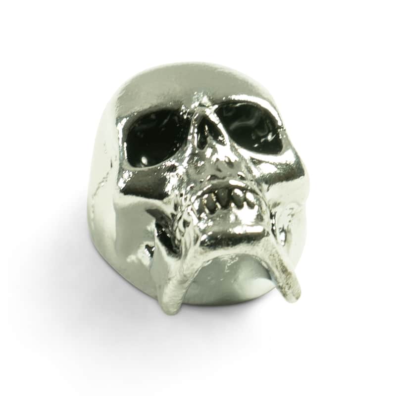 Q-Parts Jumbo Skull Knob II - Chrome image 1