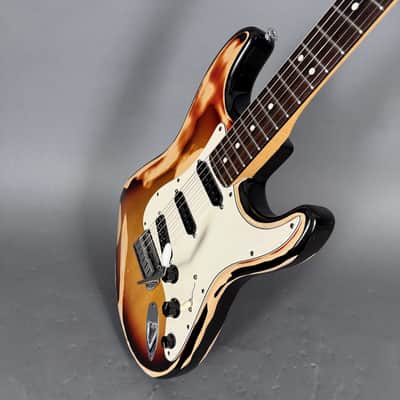 1991 Fender Stratocaster RW USA sunburst aged works fine case image 8